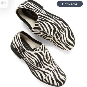 Kork Ease Nottingham zebra print calf hair loafers. Size 8 never worn